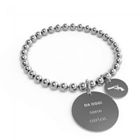 Armband 10 Buoni Propositi Dame in Stahl DA OGGI SONO CARICA - DA OGGI SONO CARICA